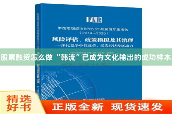 股票融资怎么做 “韩流”已成为文化输出的成功样本