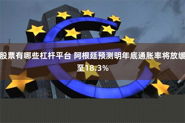 股票有哪些杠杆平台 阿根廷预测明年底通胀率将放缓至18.3%