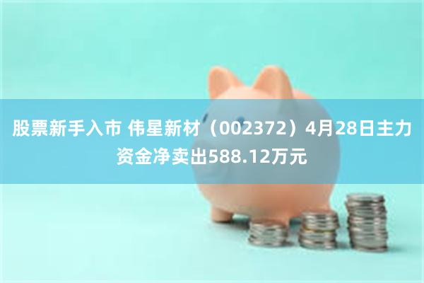 股票新手入市 伟星新材（002372）4月28日主力资金净卖出588.12万元
